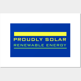 Proudly Solar Posters and Art